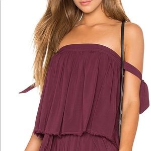 Blue Life Venus tie sleeve top